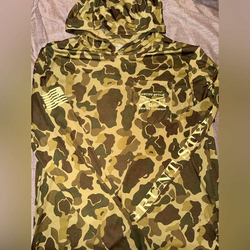 Grunt Style Olive Camo Shirt